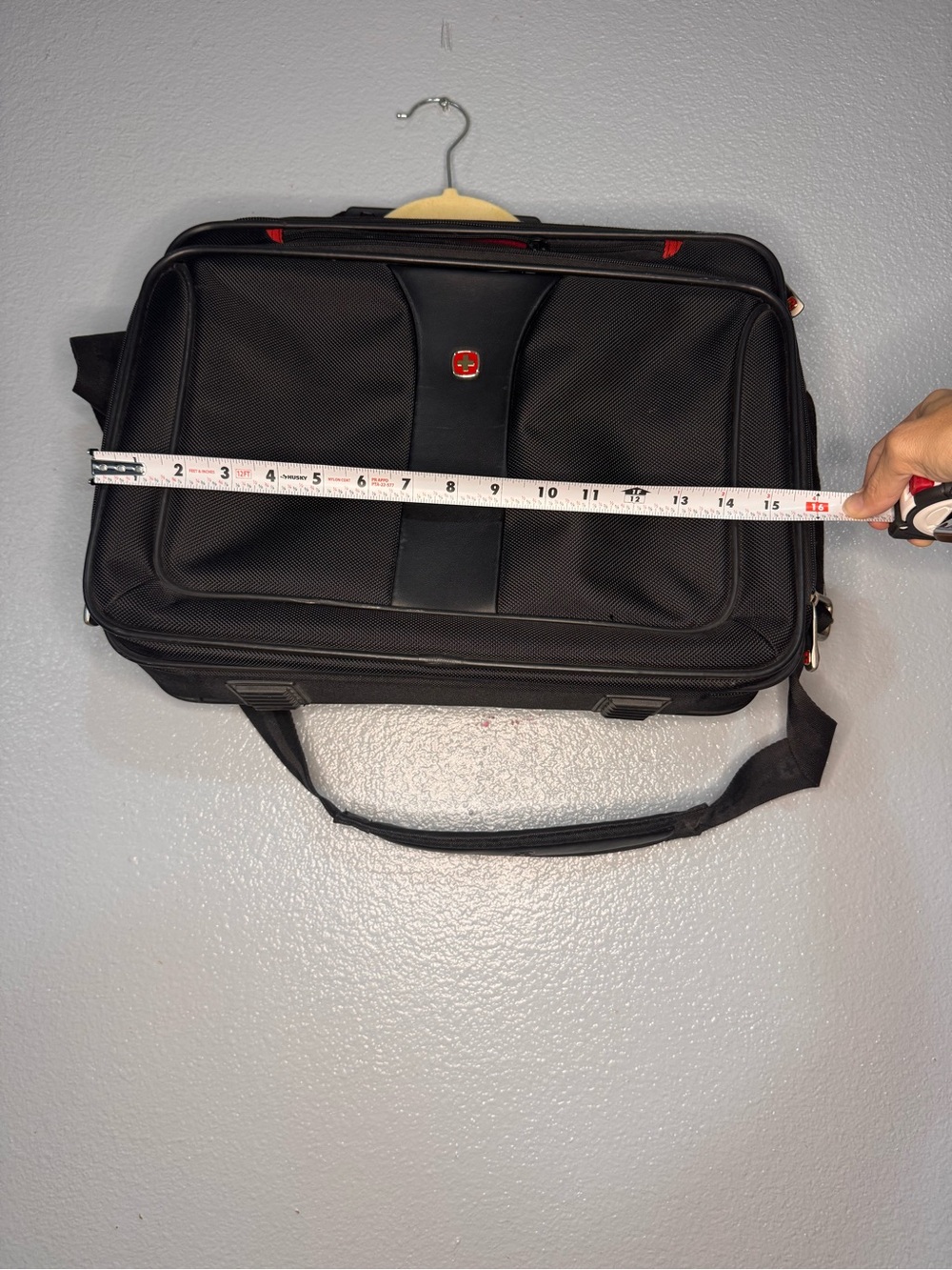 SwissGear Black and Red Professional Laptop Briefcase - Picture 8 of 8